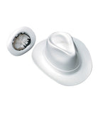 Brand New Cowboy Safety Hard Hat-WHITE