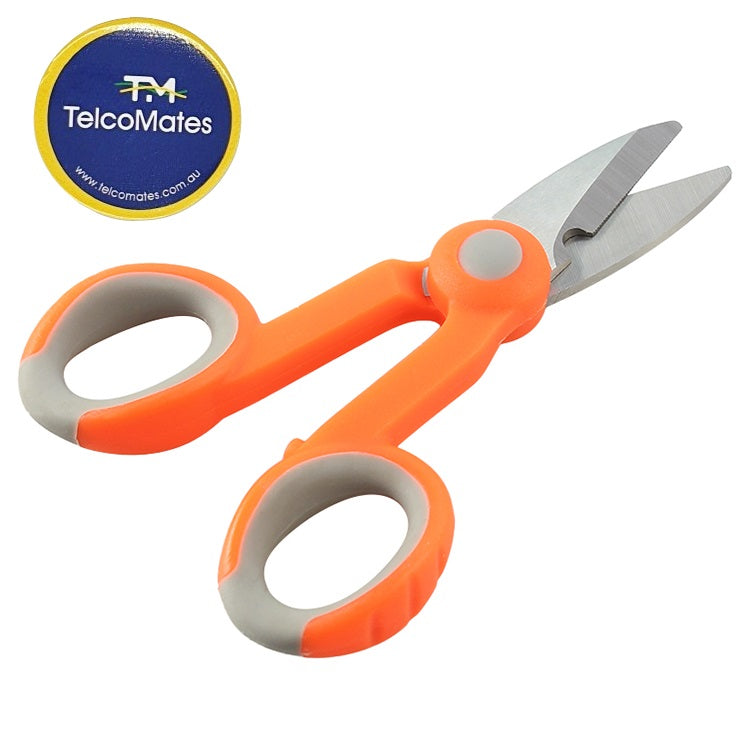 FiberShack Kevlar Scissors For Fiber Optic Cables - Precision Network Cutting Shears For Splicing