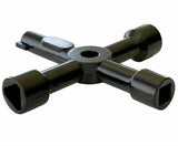 4 In 1 Multi-functional Cross Key Electric Cabinet Key Wrench Triangle Lift Tool
