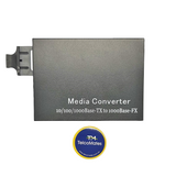 2x Ethernet Media Converter 10/100/1000 Single Mode Simplex 20KM