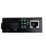 2x Ethernet Media Converter 10/100/1000 Single Mode Simplex 20KM
