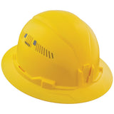 Klein Tools Safety Helmet Hard Hat Yellow Vented Full Brim