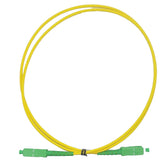 Telcomates Classic 3mm Yellow Fibre Optic Patch Cable