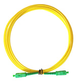 Telcomates Classic 3mm Yellow Fibre Optic Patch Cable