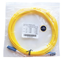 LC-LC UNIBOOT FIBRE OPTIC SINGLE MODE DUPLEX 10M PATCH CORD