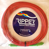 TELCOMATES RIPPER RED© FIBRE OPTIC PATCH CABLES FOR NBN VARIOUS LENGTHS