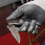 Electrician's Bearing-Assisted Open Pocket Knife
