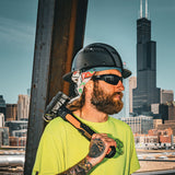Klein Carbon Fiber Full Brim Hard Hat, Spartan