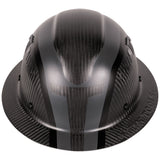 Klein Carbon Fiber Full Brim Hard Hat, Spartan