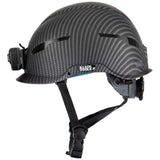 BRAND NEW KLEIN TOOLS CARBON NON-VENTED PREMIUM SAFETY HELMET WITH HEADLAMP