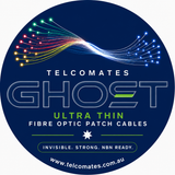 Telcomates Ghost Ultra-Thin Transparent NBN Fibre Cable