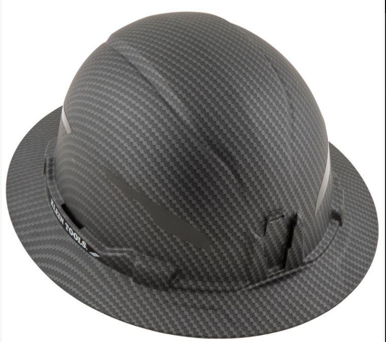 BRAND NEW KLEIN TOOLS CARBON FIBRE FULL BRIM HARD HAT