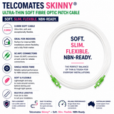 Telcomates Skinny 0.9mm Soft NBN Fibre Cables