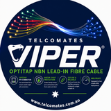 Telcomates Viper OptiTap NBN Lead-In Fibre Cable NBN Multiport in PIT to PCD Connection Various Lengths