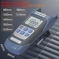 Advanced Optical Power Meter: Precise -70~+10dB Fibre Optic Testing for NBN WDM PON with SC Connector