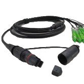 12 Core MPO APC Female - 12x SC APC Cable for Multiport MPT Connection