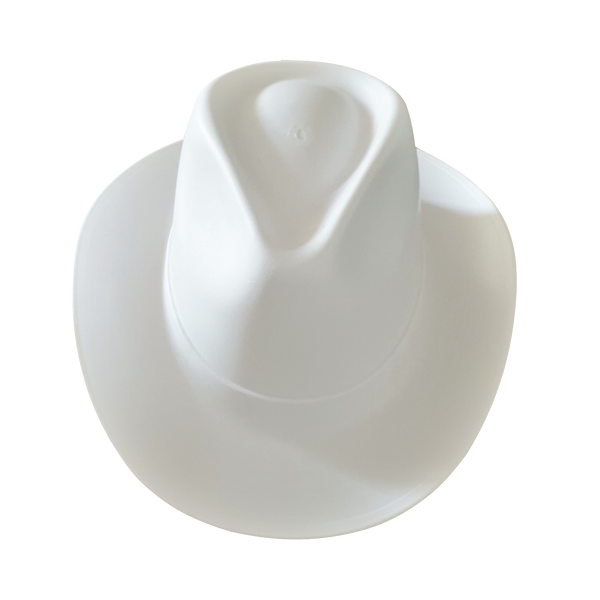 Brand New Cowboy Safety Hard Hat-WHITE