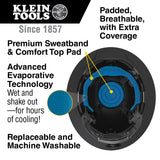 BRAND NEW KLEIN TOOLS CARBON FIBRE FULL BRIM HARD HAT VENTED