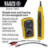 NEW KLEIN TOOLS TONE & PROBE TESTER AND TRACER