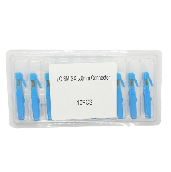 Field Assembly Fibre Optical Connector - LC/UPC Fast Connector 10 PCS