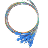 High Quality Fibre Optic Pigtails SC SM 0.9mm PVC 1M (1 set)