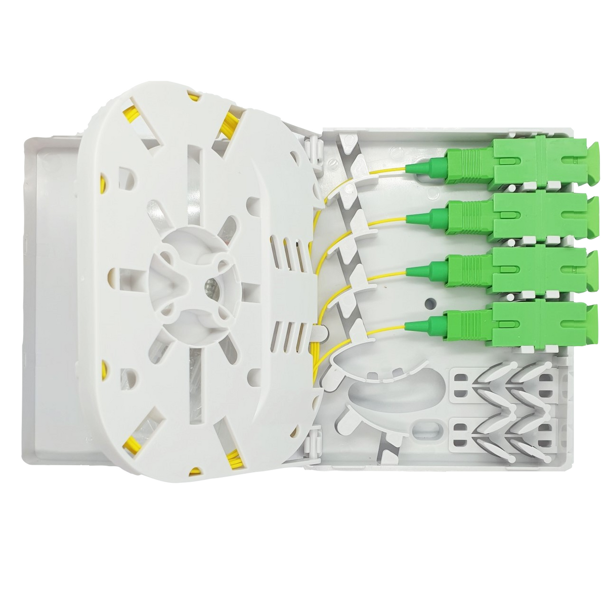 Wall Mounted 4 PORT SC APC Fibre Optic Enclosure – Telcomates