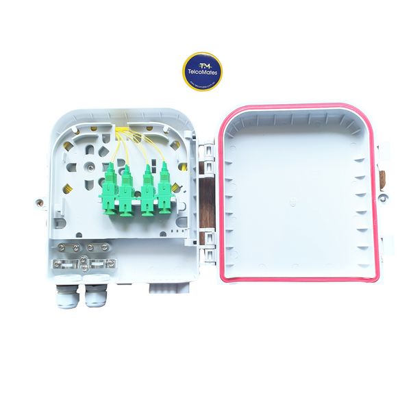 Wall Mounted Fibre Optic Termination Box, Enclosure, FTP -8 PORT(SC APC)