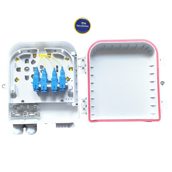 Wall Mounted Fibre Optic Termination Box, Enclosure, FTP -8 PORT(SC UPC)